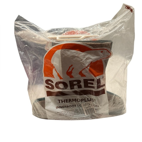 Sorel Glacier ThermoPlus Innerboots Felt Inner Snow Boot Liners Women’s Size 8 - Picture 2 of 7